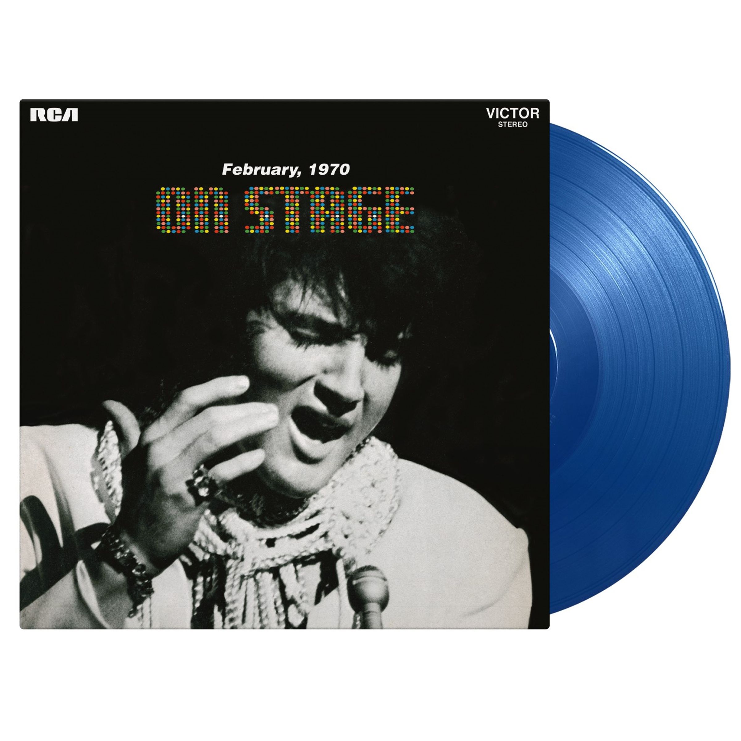Elvis Presley – On Stage - February, 1970 (180g) (Limited Numbered Edition) (Blue Vinyl) — barcode 8719262040489