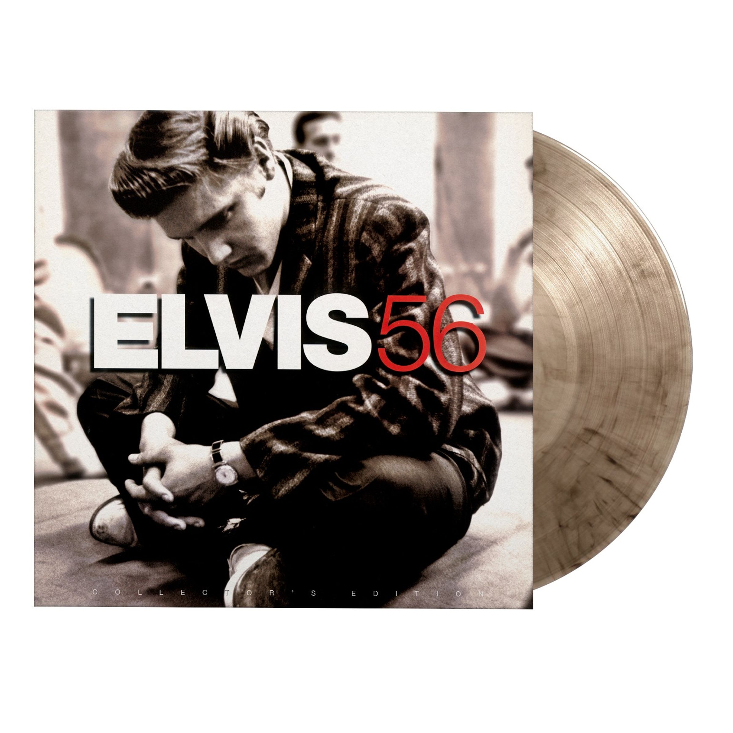 Elvis Presley – Elvis '56 (180g) (Limited Numbered Edition) (Crystal Clear & Black Marbled Vinyl) — barcode 8719262040755