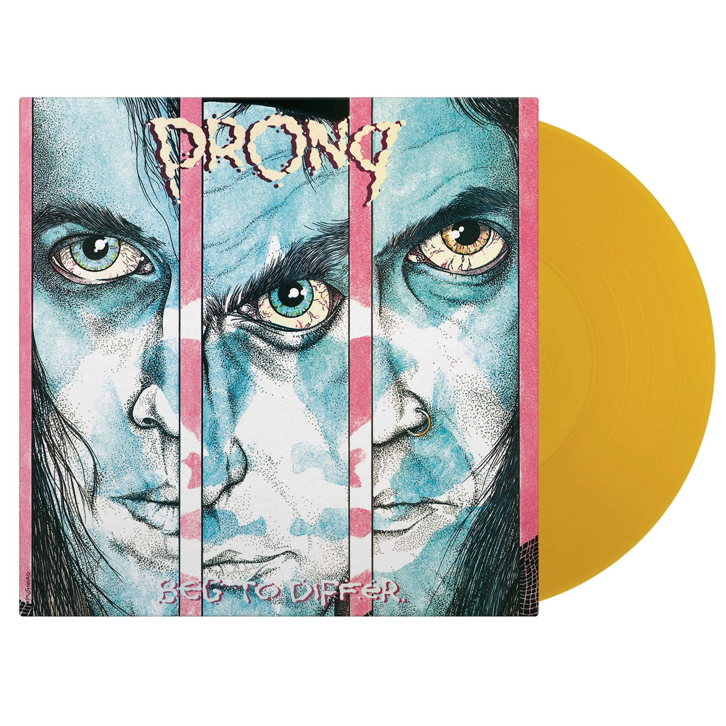 Prong – Beg To Differ (180g) (Limited Numbered Edition) (Translucent Yellow Vinyl) — barcode 8719262040793