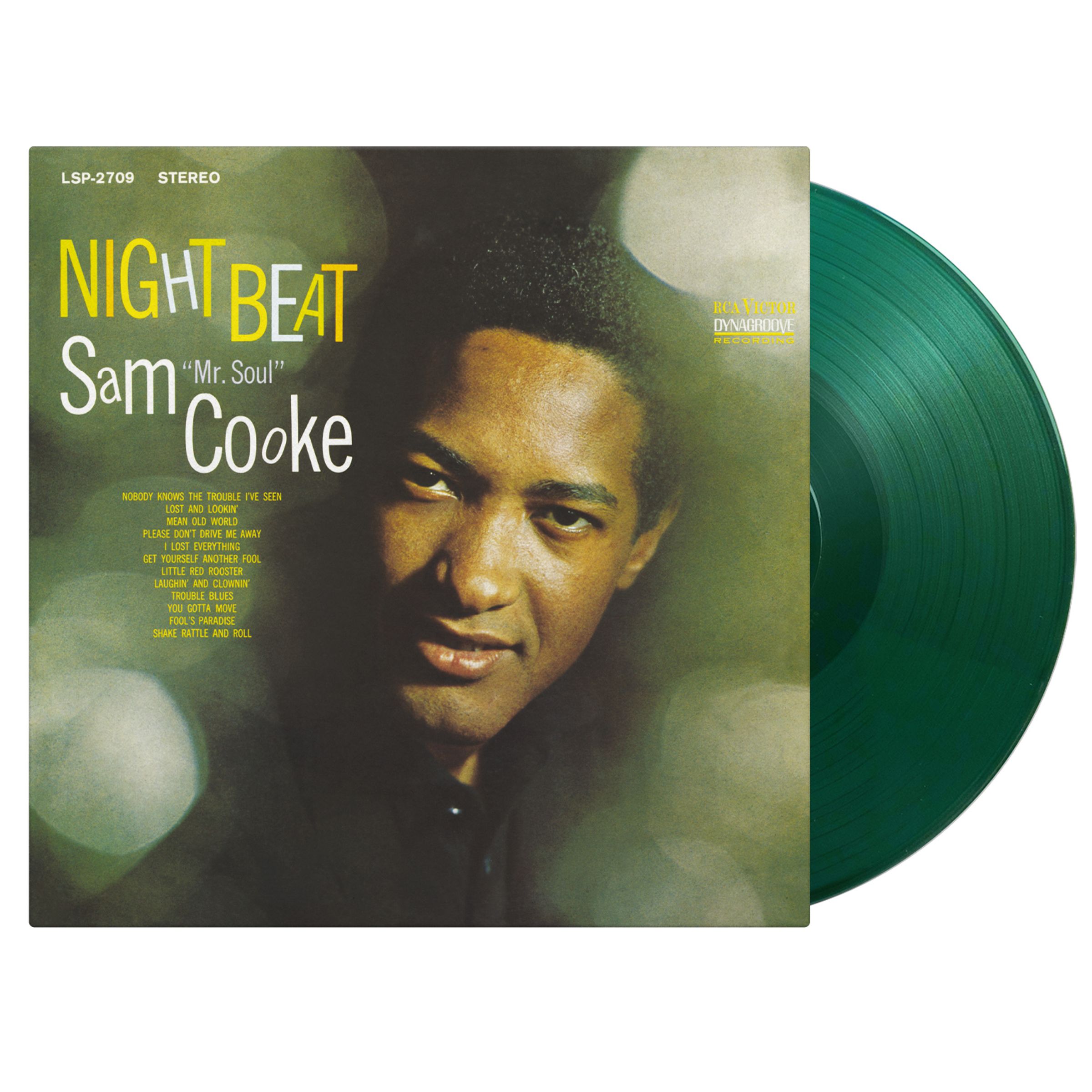 Sam Cooke – Night Beat (180g) (Limited Numbered Edition) (Green Vinyl) — barcode 8719262041721
