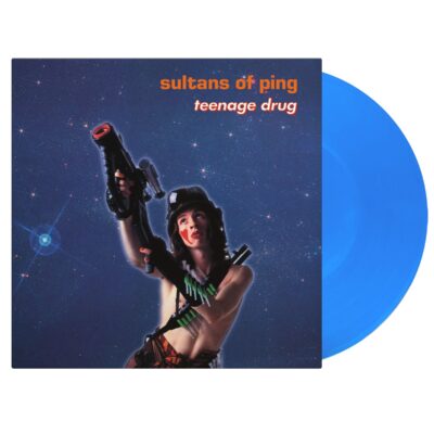 The Sultans Of Ping FC (The Sultans Of Ping) – Teenage Drug (180g) (Limited Numbered Edition) (Blue Vinyl) — barcode 8719262041912