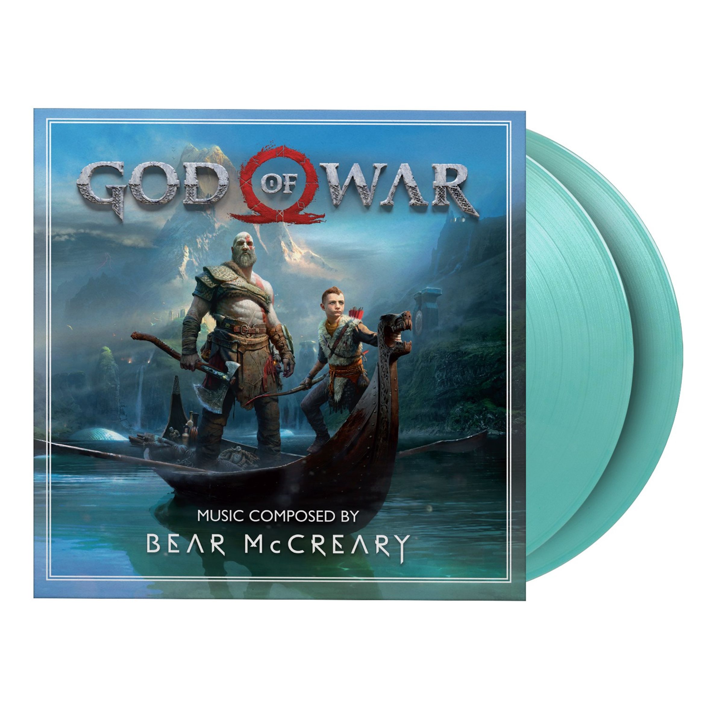 Bear McCreary – God Of War (180g) (Limited Numbered Edition) (Turquoise Vinyl) — barcode 8719262042803