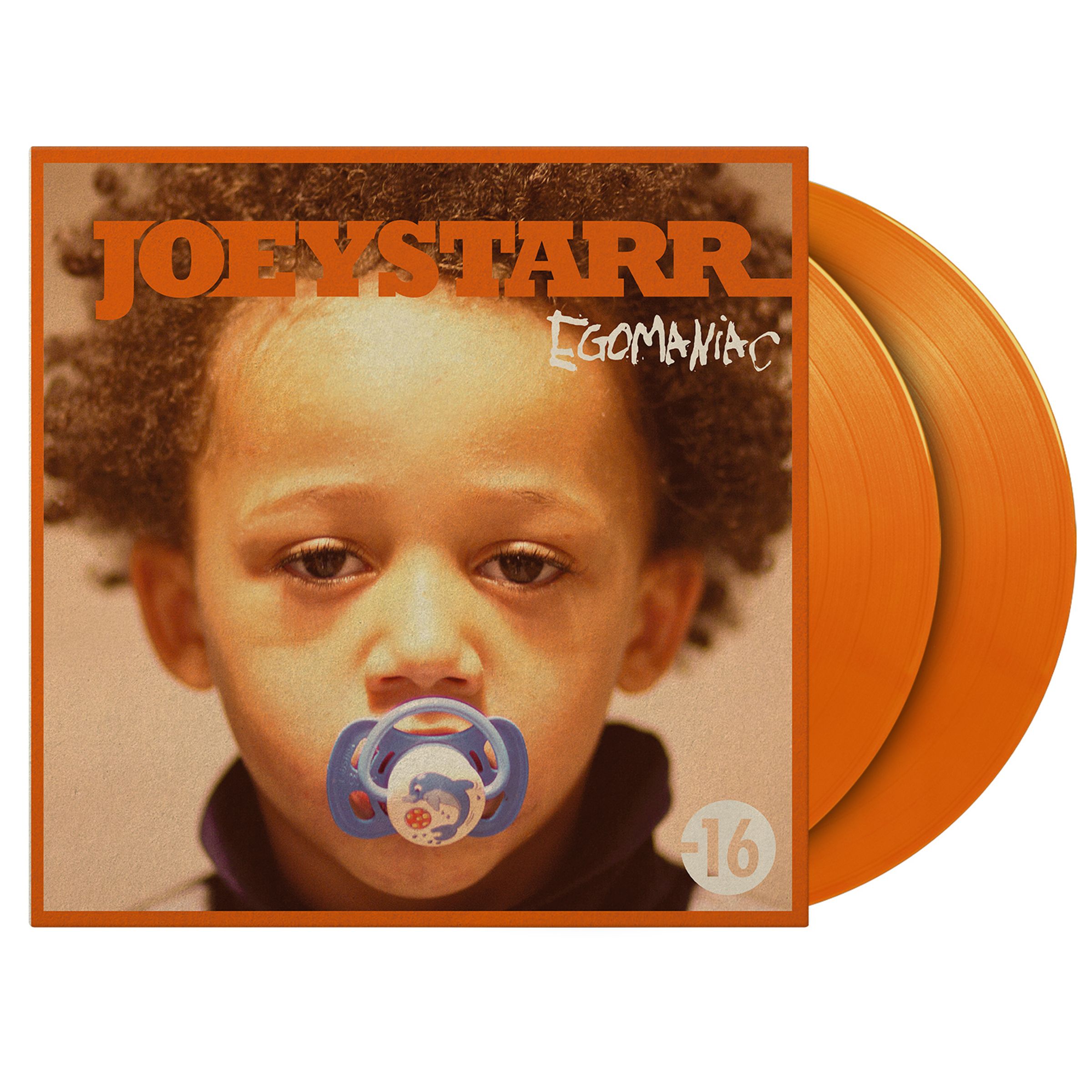 Joeystarr – Egomaniac (15th Anniversary) (180g) (Limited Numbered Edition) (Orange Vinyl) — barcode 8719262042971