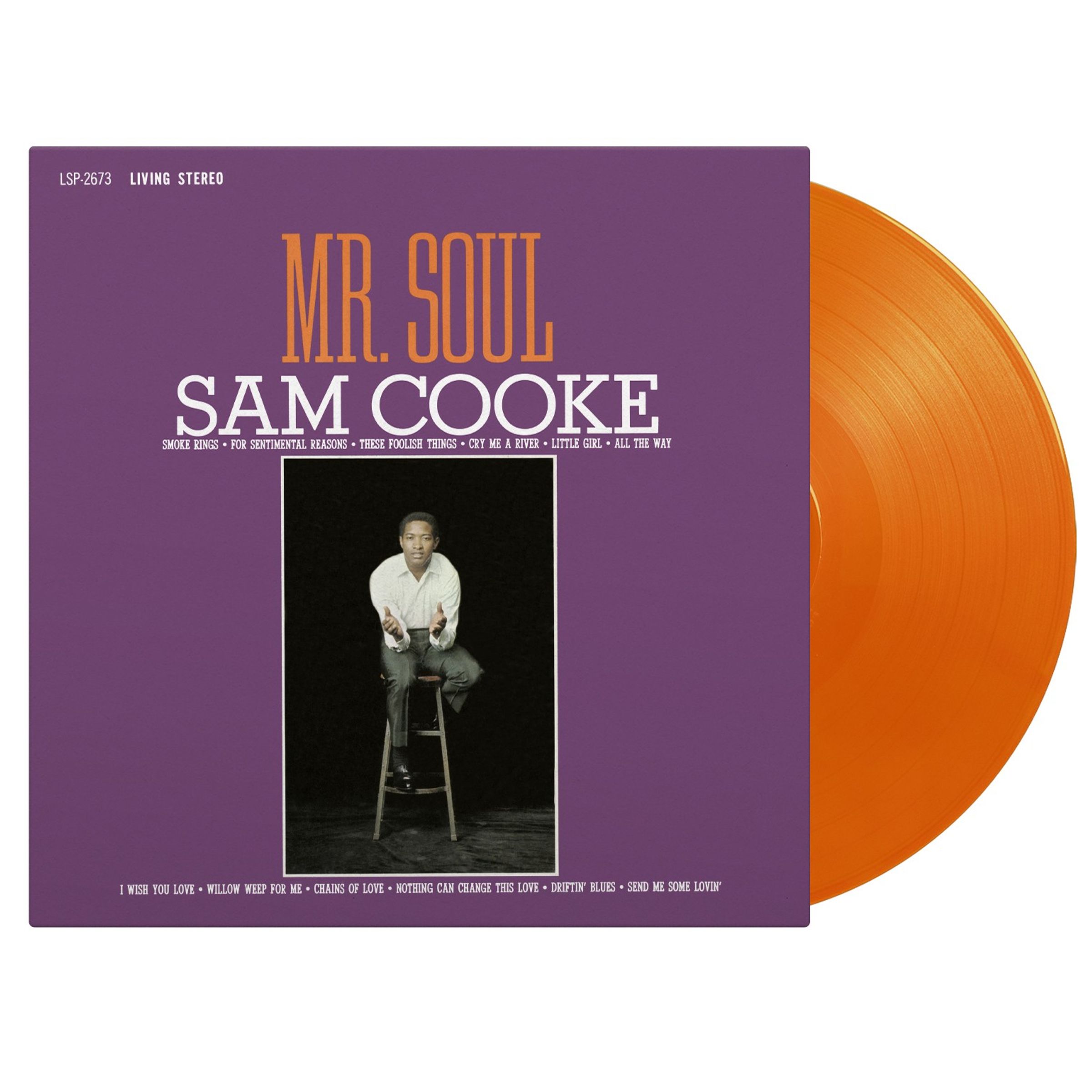 Sam Cooke – Mr. Soul (remastered) (180g) (Limited Numbered Edition) (Orange Vinyl) — barcode 8719262043268