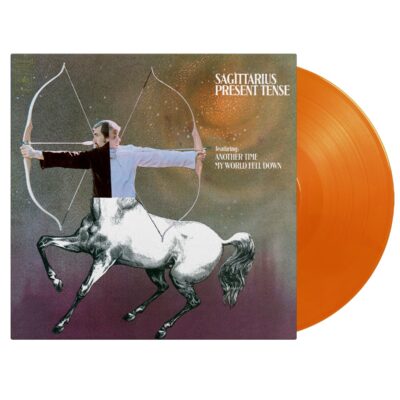 Sagittarius – Present Tense (180g) (Limited Numbered Edition) (Orange Vinyl) — barcode 8719262043275