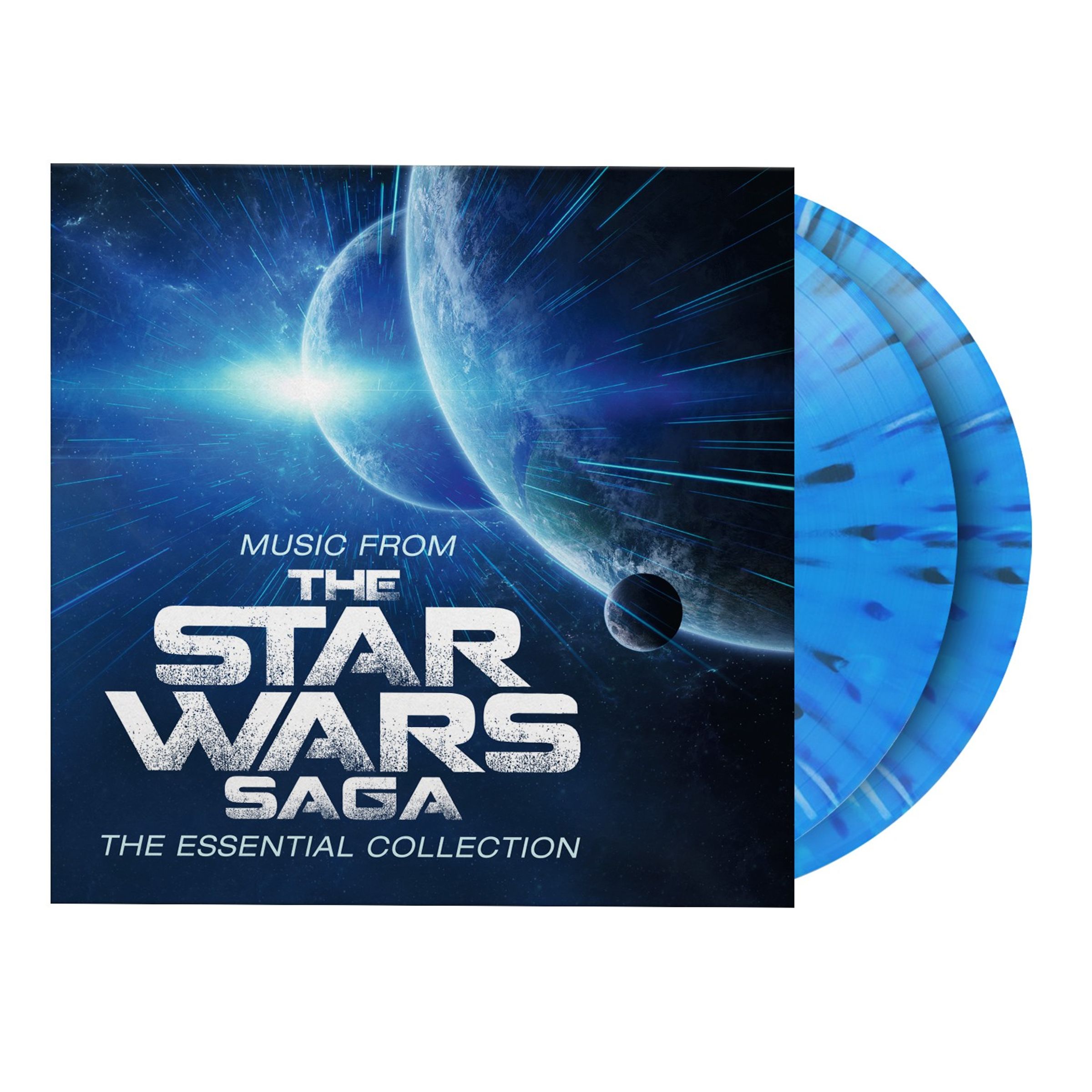 Robert Ziegler – Music From The Star Wars Saga - The Essential Collection (May The 4th Be With You Edition) (140g) (Limited Edition) (Hyperspace Blue Splatter Vinyl) — barcode 8719262043466