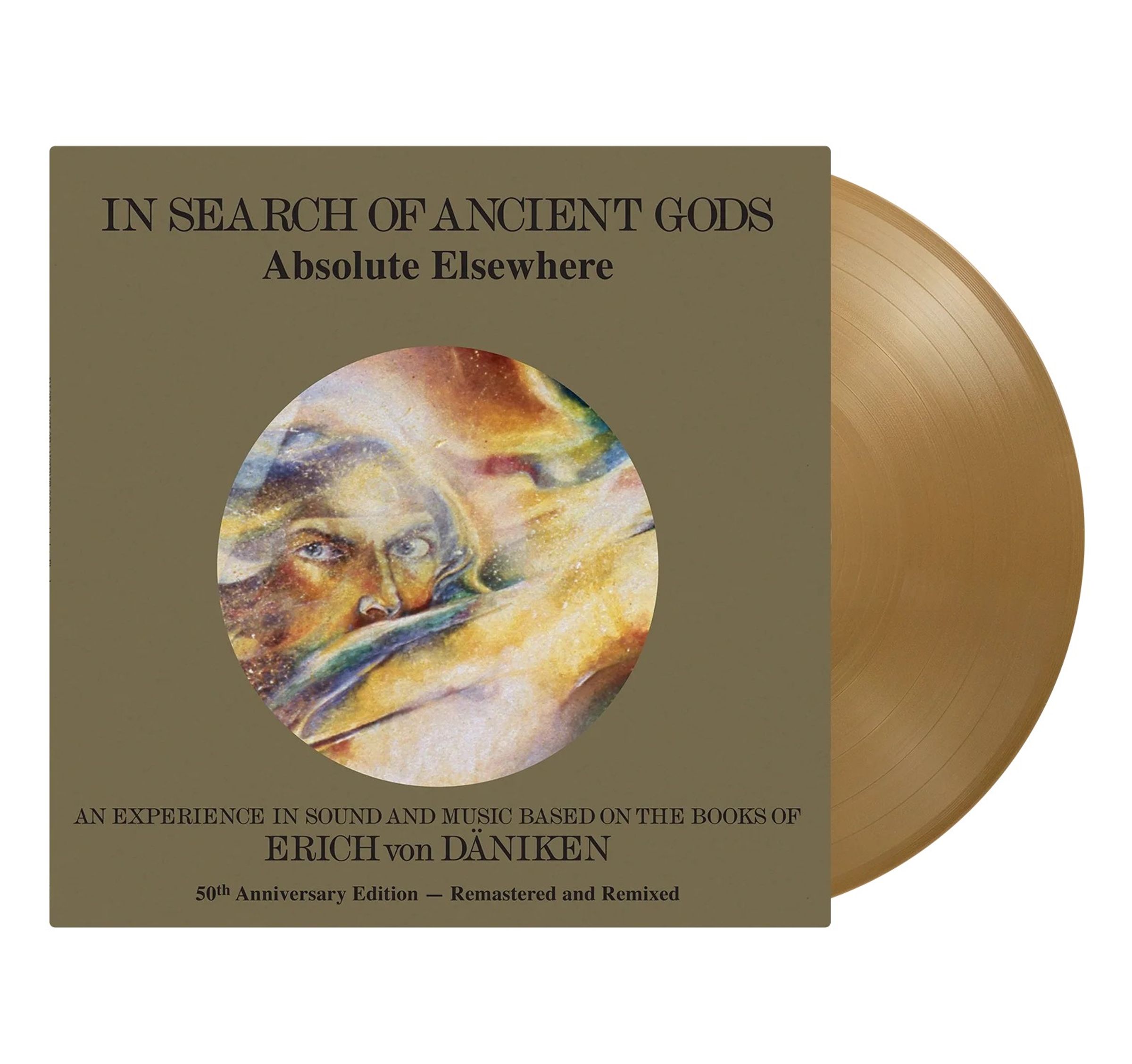 Absolute Elsewhere – In Search Of Ancient Gods (50th Anniversary) (remastered & remixed) (180g) (Limited Numbered Edition) (Gold Vinyl) — barcode 8719262043619
