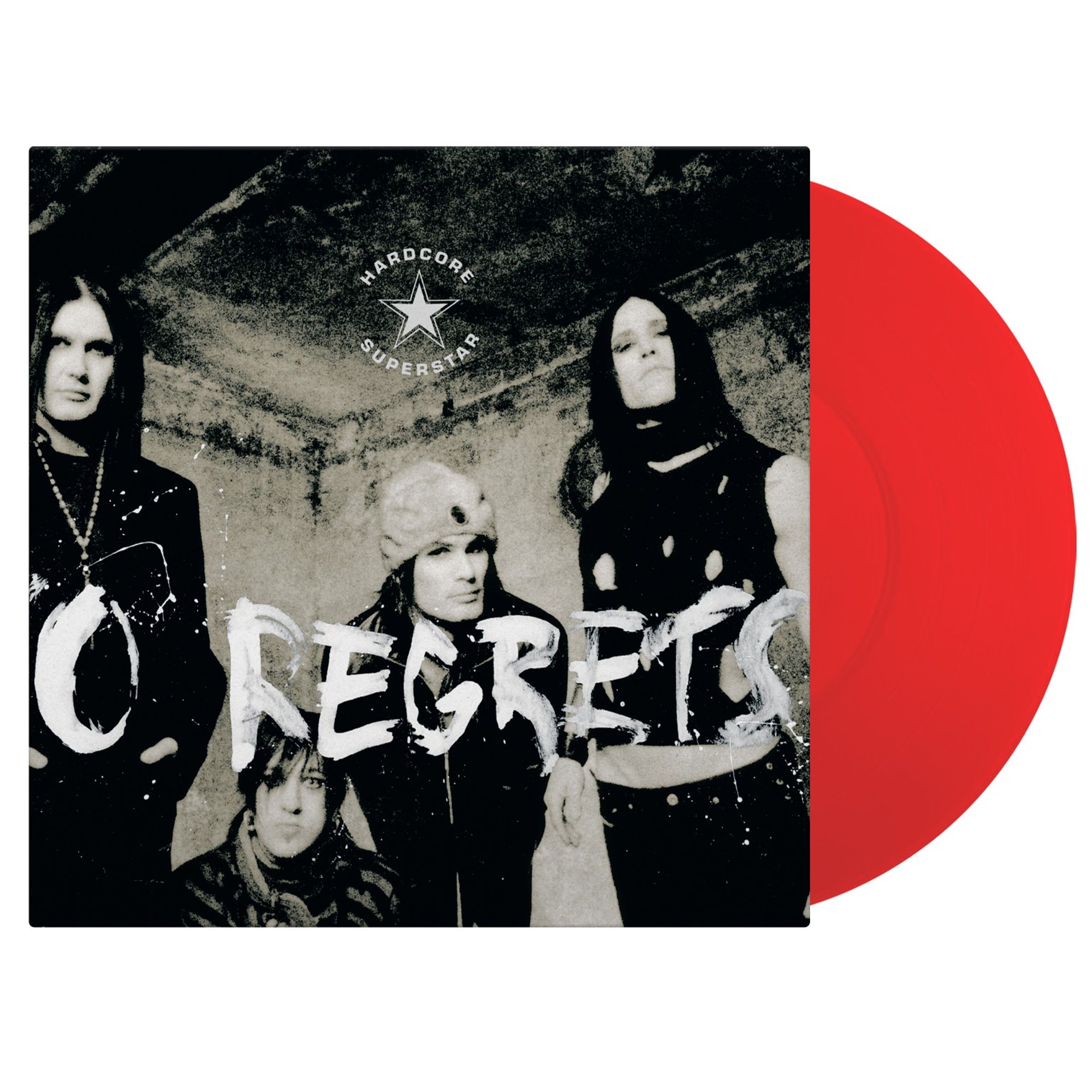 Hardcore Superstar – No Regrets (180g) (Limited Numbered Edition) (Translucent Red Vinyl) — barcode 8719262043787