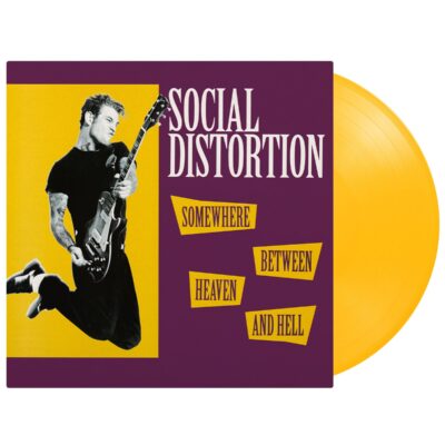 Social Distortion – Somewhere Between Heaven And Hell (180g) (Limited Numbered Edition) (Yellow Vinyl) — barcode 8719262044135