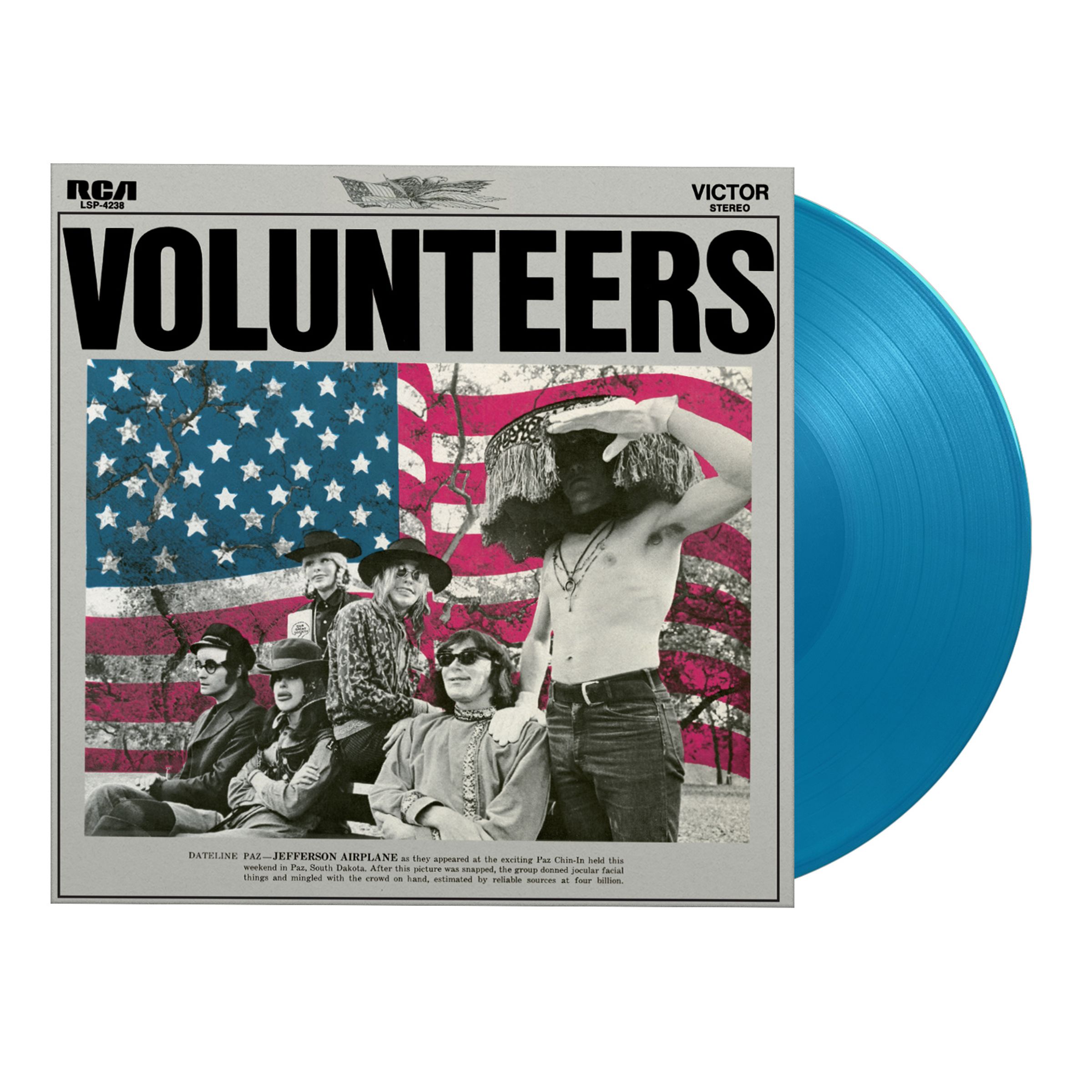 Jefferson Airplane – Volunteers (180g) (Limited Numbered Edition) (Blue Vinyl) — barcode 8719262044234