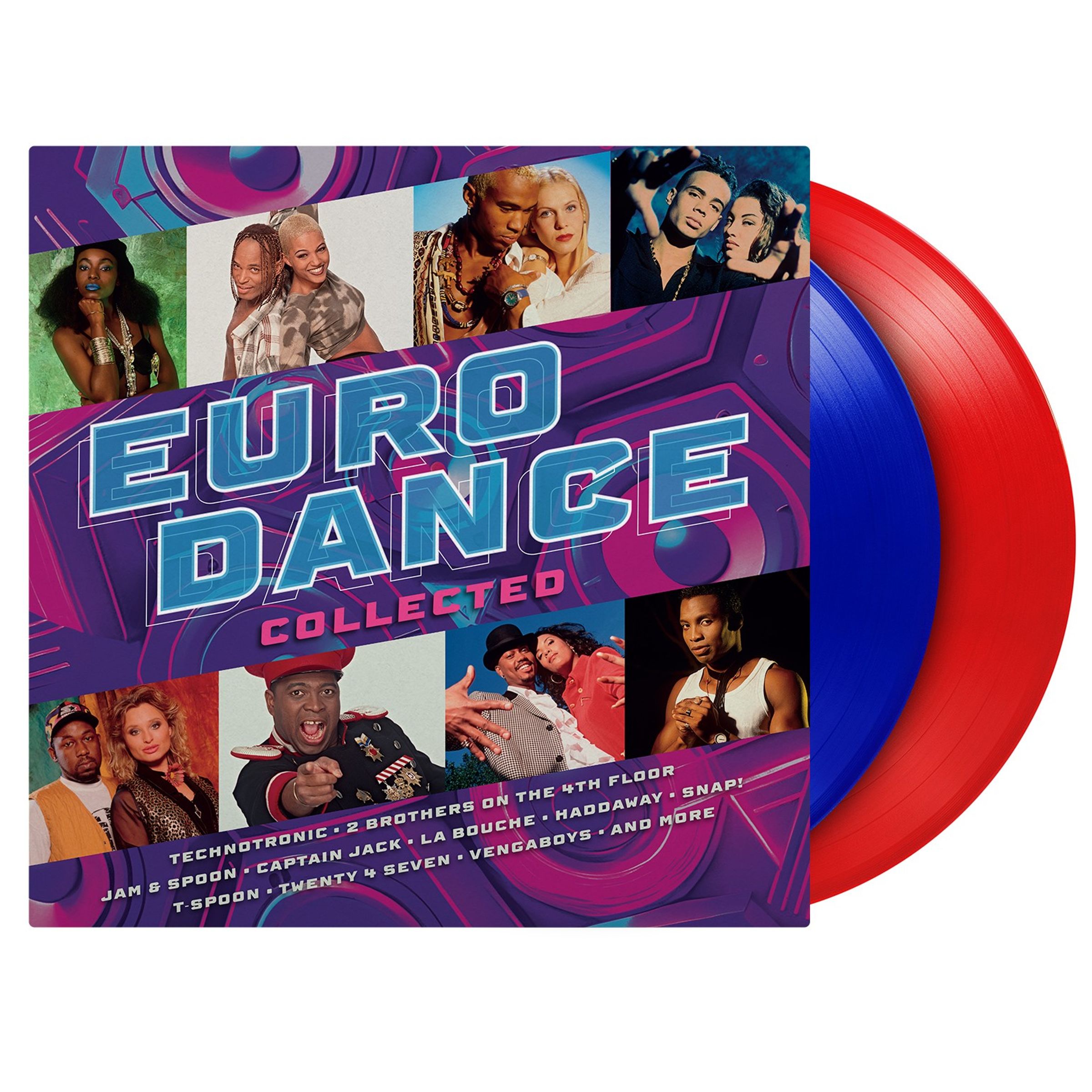 – Eurodance Collected (180g) (Limited Edition) (Translucent Blue & Translucent Red Vinyl) — barcode 8719262044586