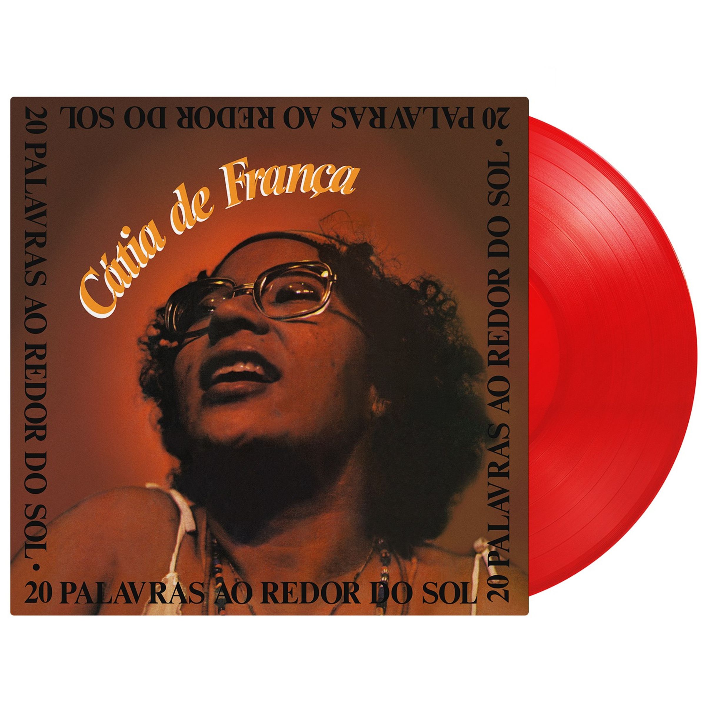 Cátia De França – 20 Palavras Ao Redor Do Sol (180g) (Limited Edition) (Translucent Red Vinyl) — barcode 8719262045125