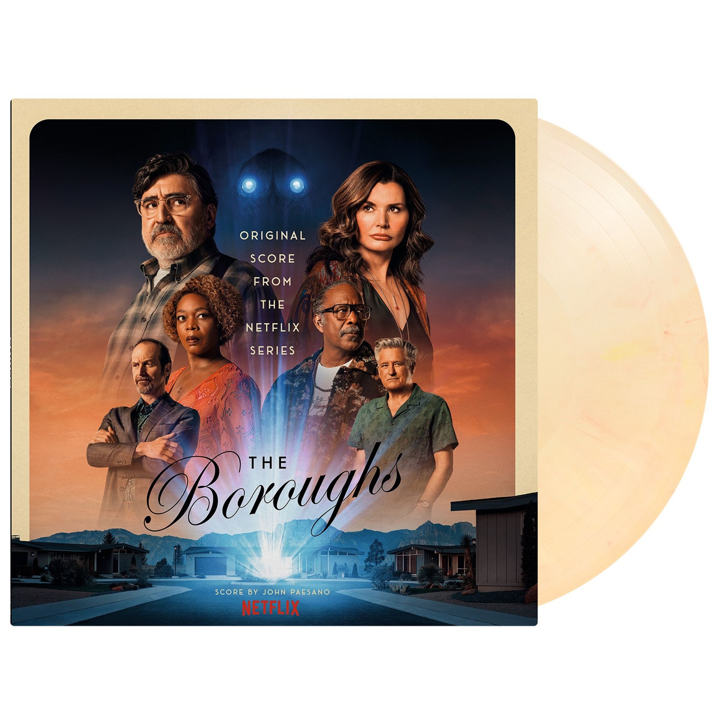 John Paesano – The Boroughs (180g) (Limited Numbered Edition) (Yellow Marble Vinyl) — barcode 8719262045668