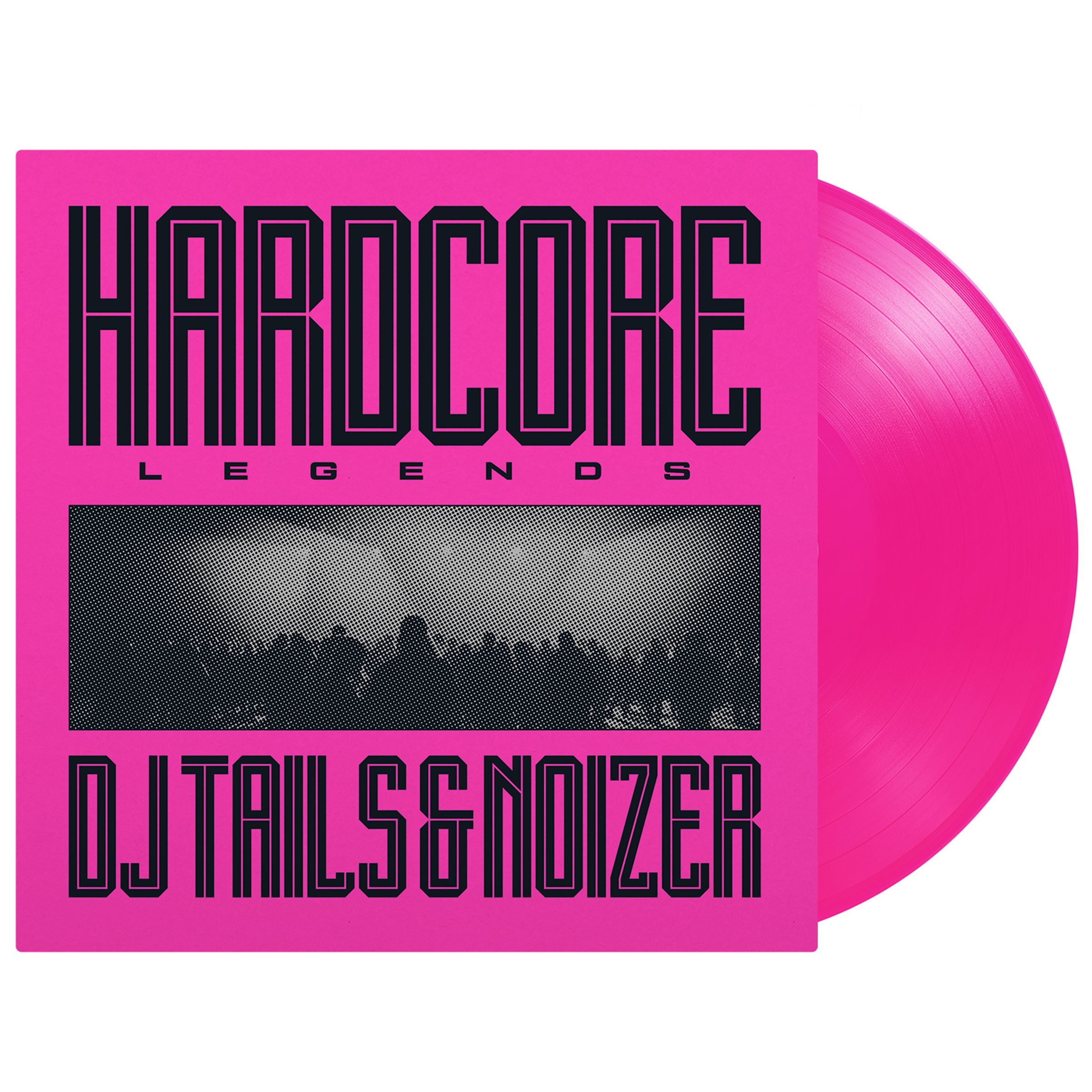 DJ Tails & Noizer – Hardcore Legends (180g) (Limited Numbered Edition) (Translucent Pink Vinyl) — barcode 8719262046016