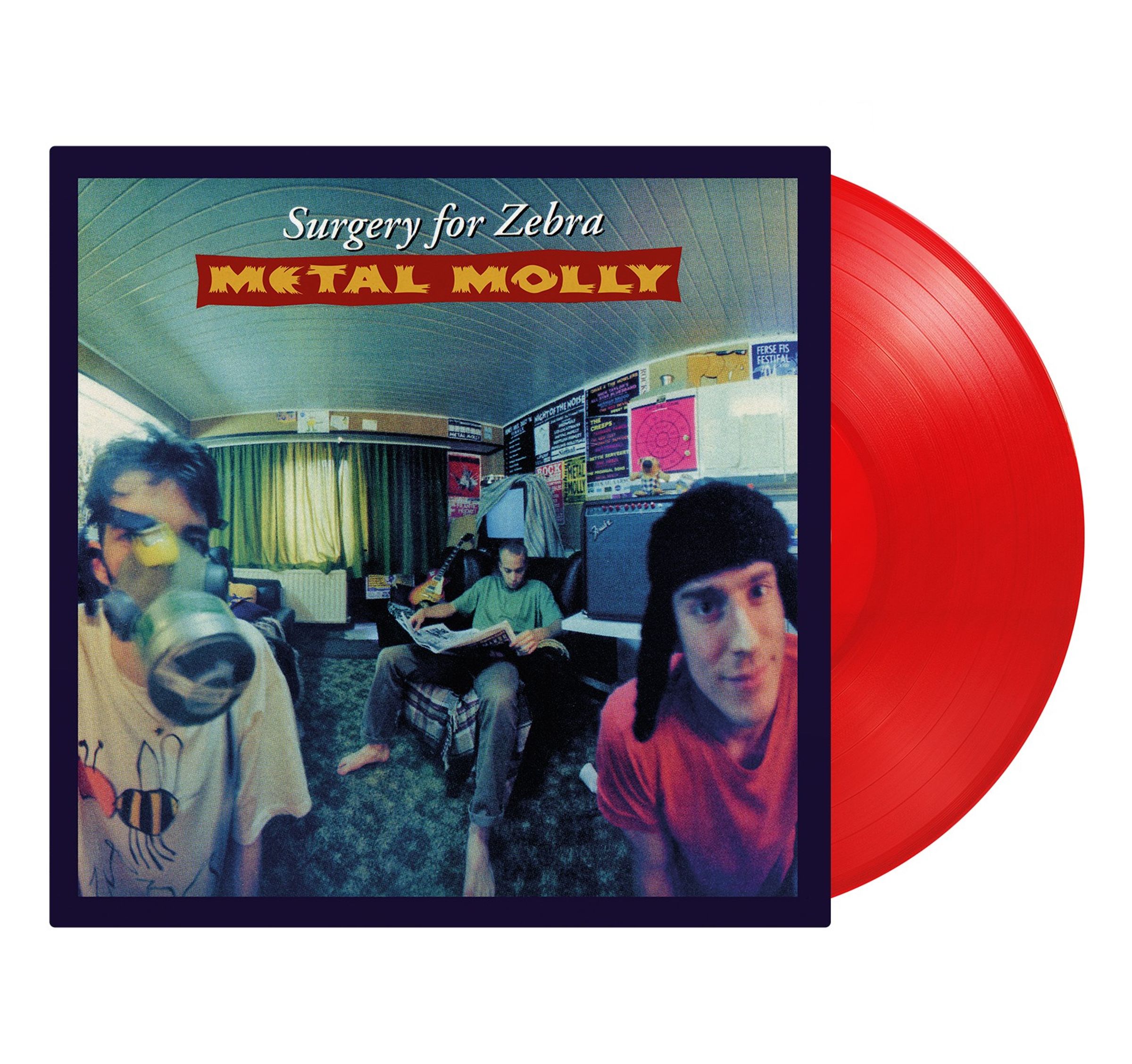 Metal Molly – Surgery For Zebra (180g) (Limited Edition) (Translucent Red Vinyl) — barcode 8719262046498