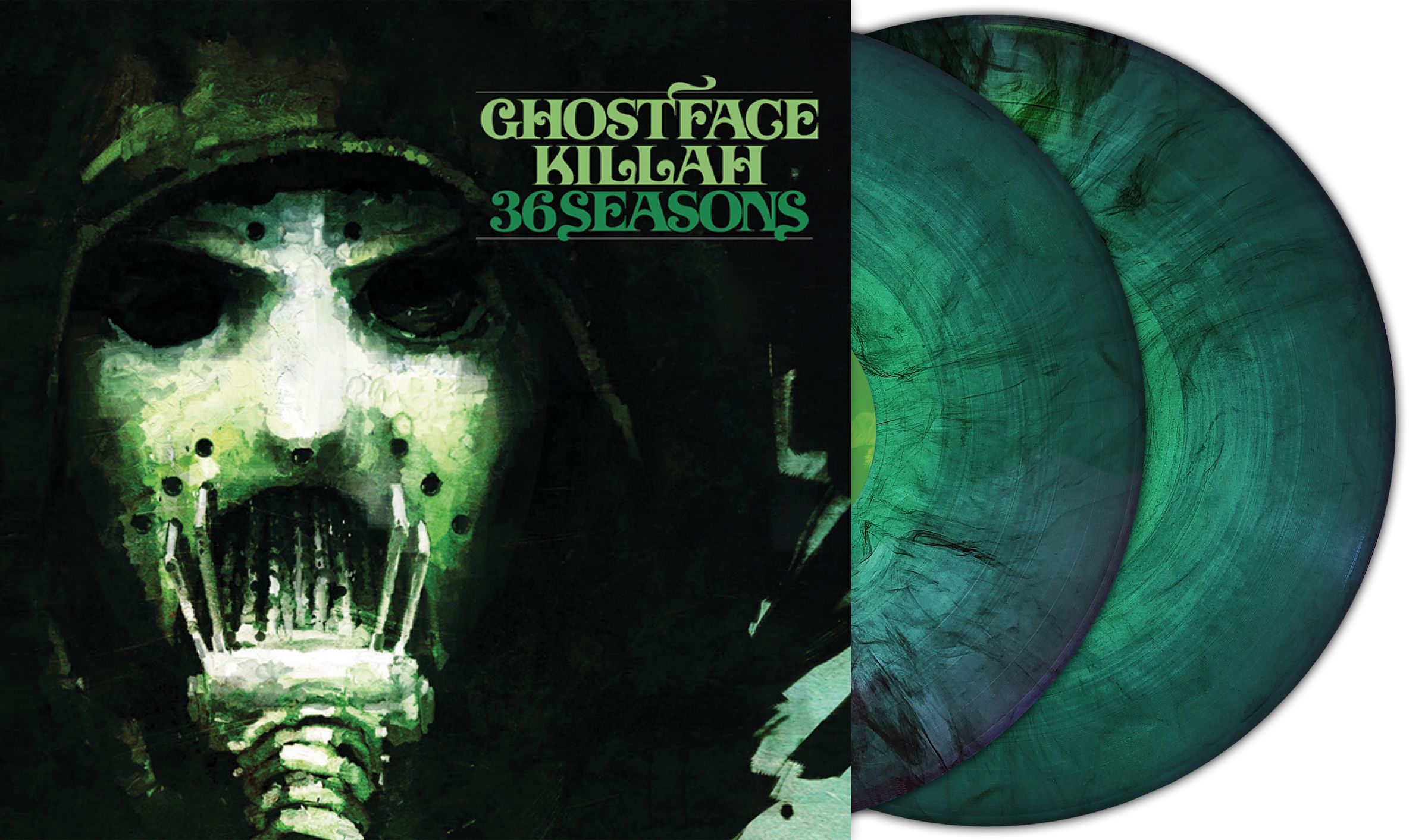 Ghostface Killah – 36 Seasons (10th Anniversary) (remastered) (Limited Deluxe Edition) (Turquoise Marble Vinyl) — barcode 9010974030089