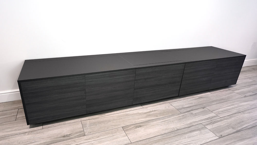 AV Motion hidden cinema cabinet closed