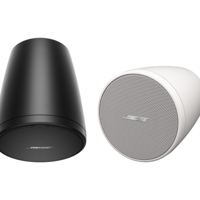 Bose Professional FreeSpace FS2P pendant loudspeakers in black and white