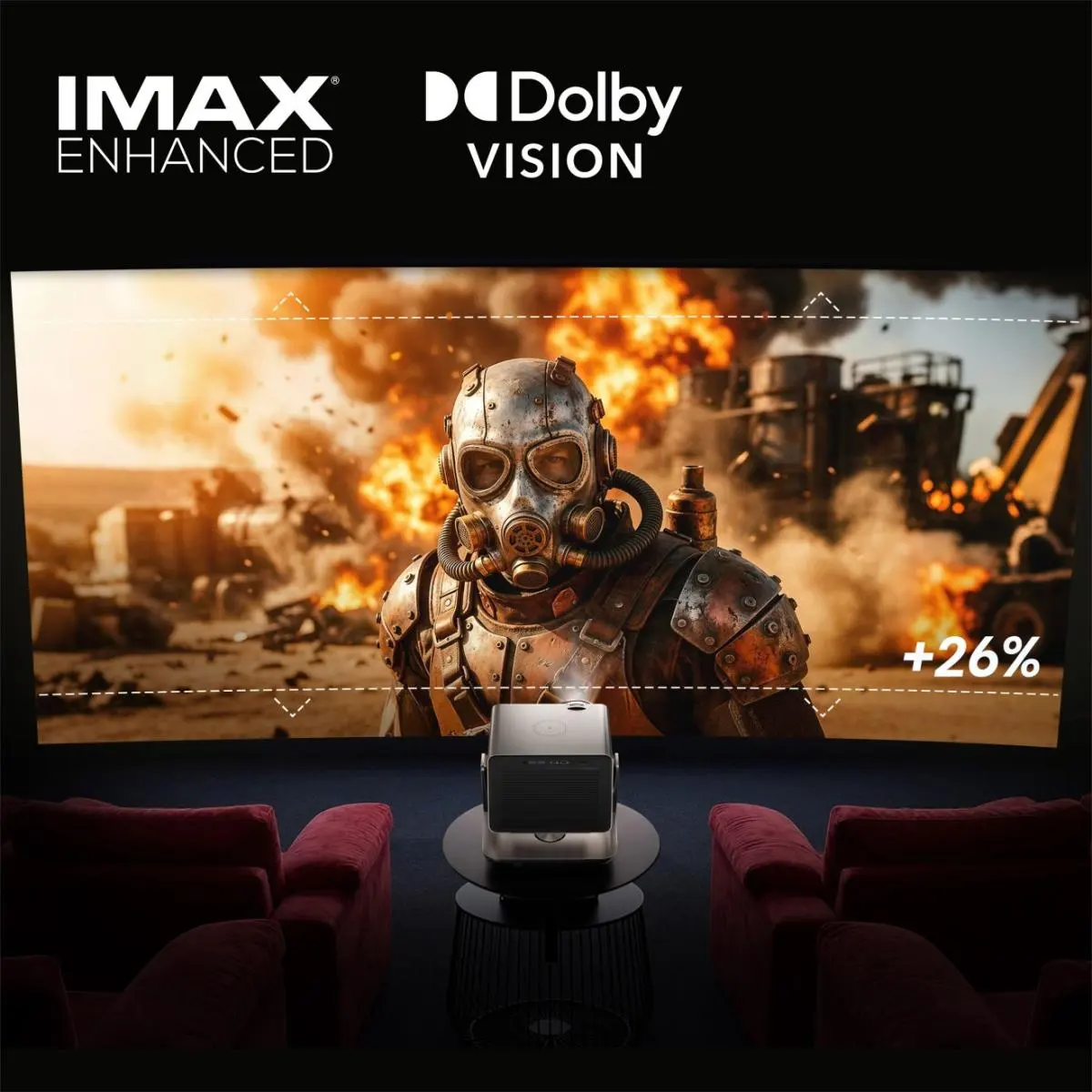 Hisense C3 Ultra MAX 4K TriChroma Laser Projector