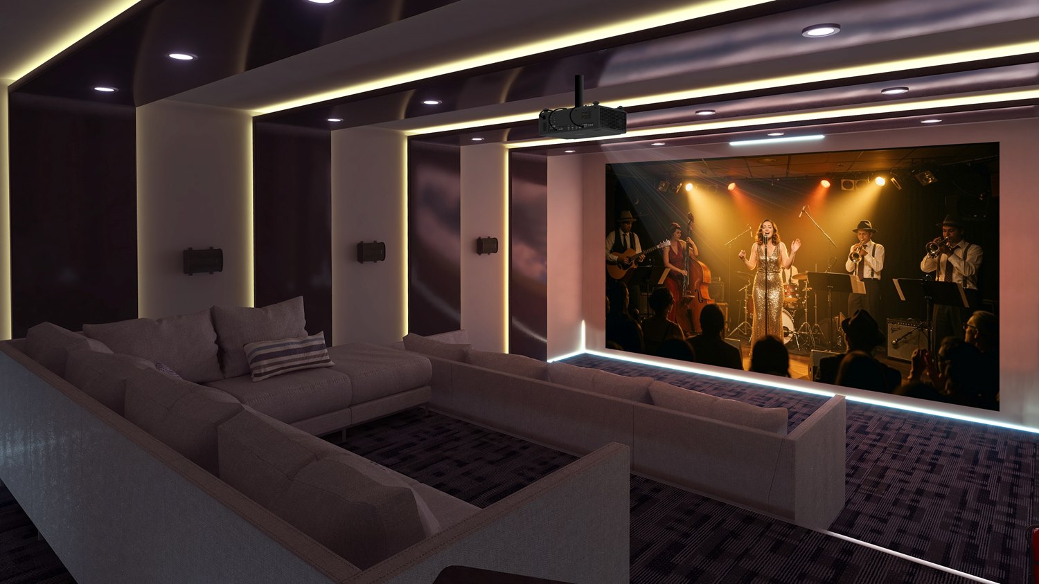 Optoma UHZ78LV 4K RGB Triple Laser Projector