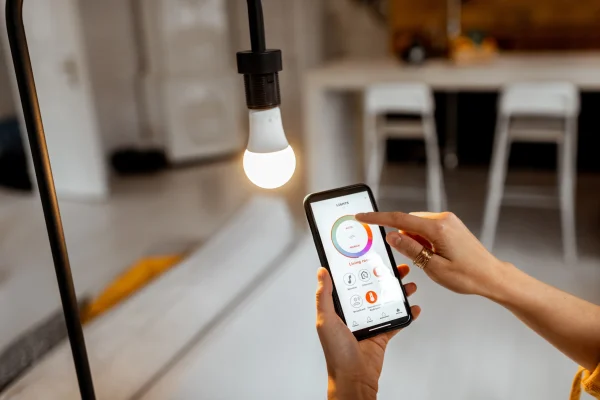 Integrated lighting systems that create the perfect ambiance and enhance your home's security automatically.